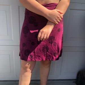 Magenta Toad&Co chakra skirt